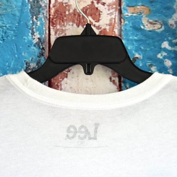 Women's Lee Missy T-Shirt Crew Neck Light Weight Logo Tee XLARGE White NEW - Picture 8 of 9